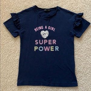 Seed Ruffles Short Sleeves T Shirt L 12-13